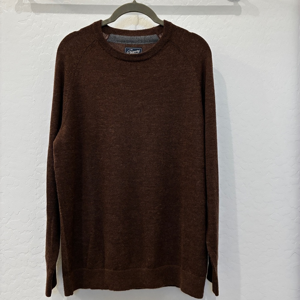 NWT Men's Chocolate Brown Crewneck Sweater